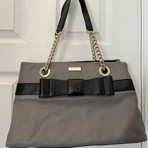 Stunning Kate Spade Gray and Black Shoulder Bag